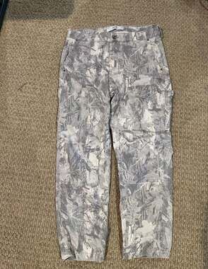 Hollister Loose Carpenter Camo Print Utility Pants
